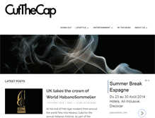 Tablet Screenshot of cutthecap.com